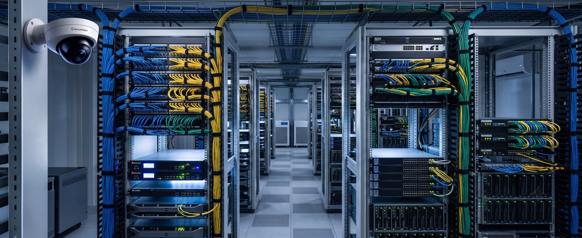 Server rack and structured networking equipment